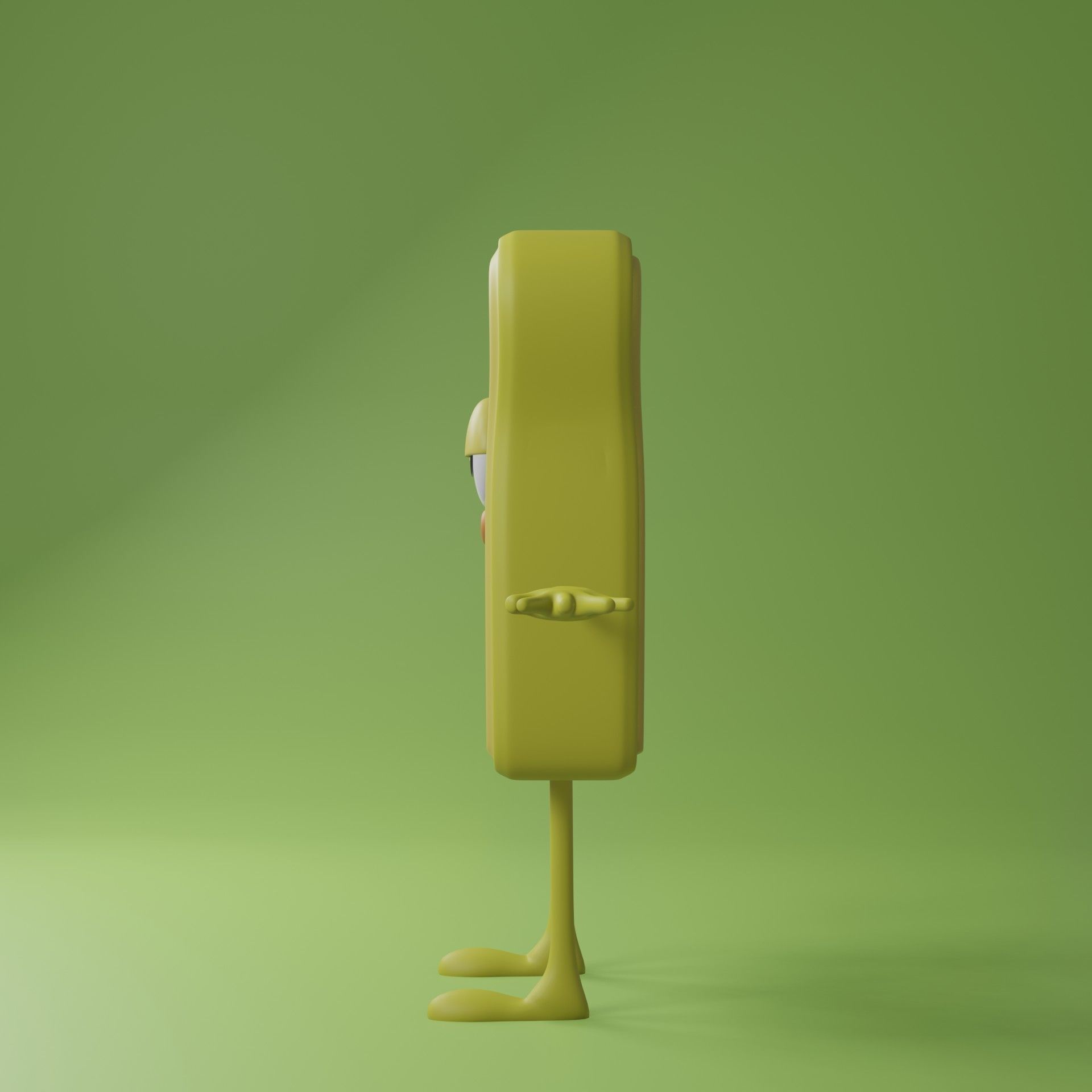 sponge character 3D model_3