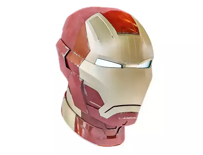 Iron Man mark 42 helmet 3D model | CGTrader