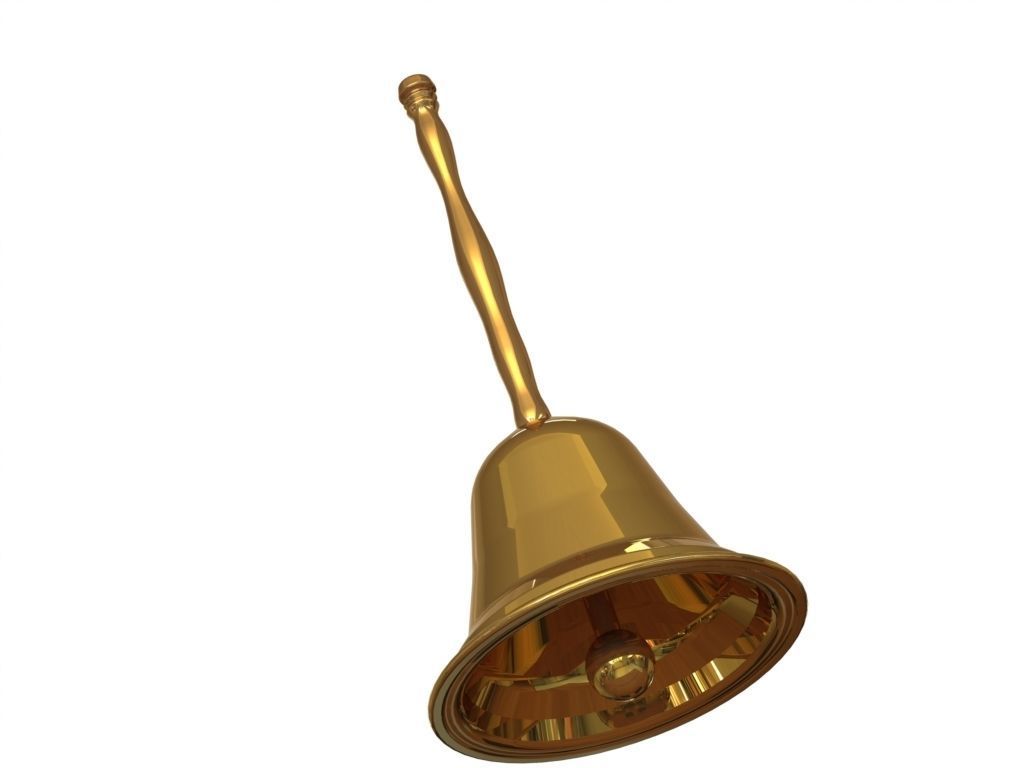 Hand Bell 3D model_8
