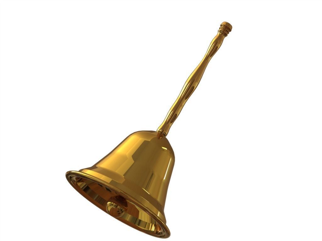 Hand Bell 3D model_7