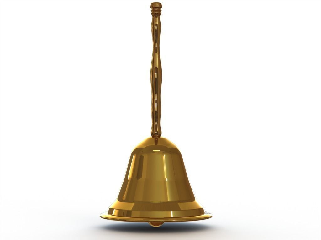 Hand Bell 3D model_11