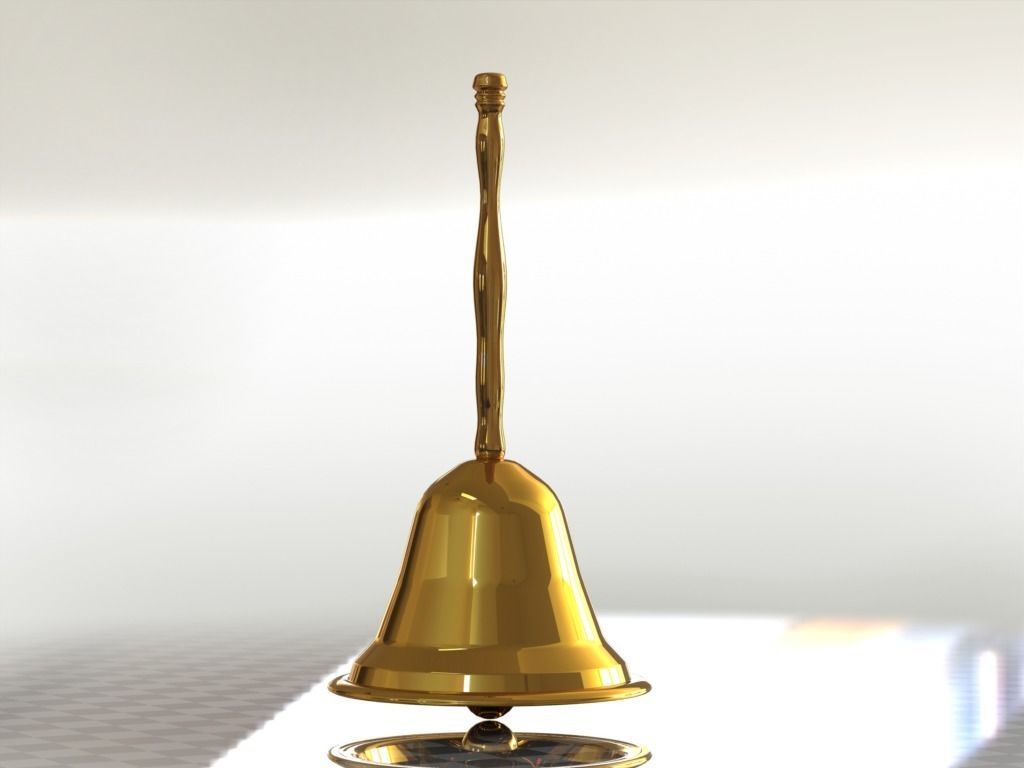 Hand Bell 3D model_1