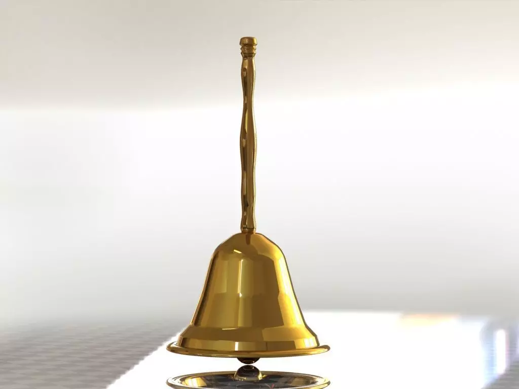Hand Bell 3D model_0