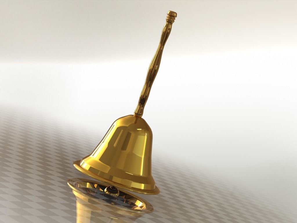 Hand Bell 3D model_5
