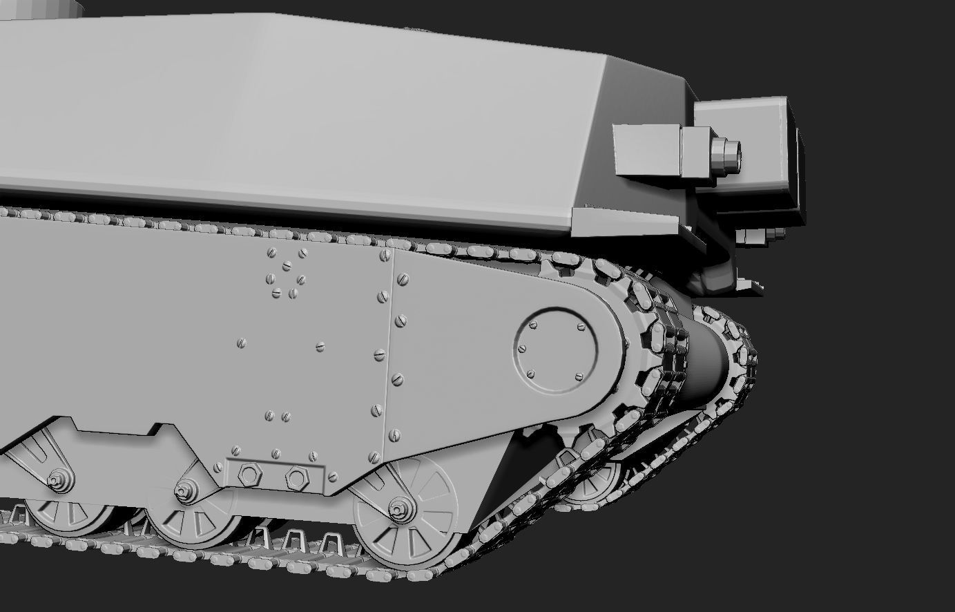 Tank M6 for 3D Printing  3D print model_5
