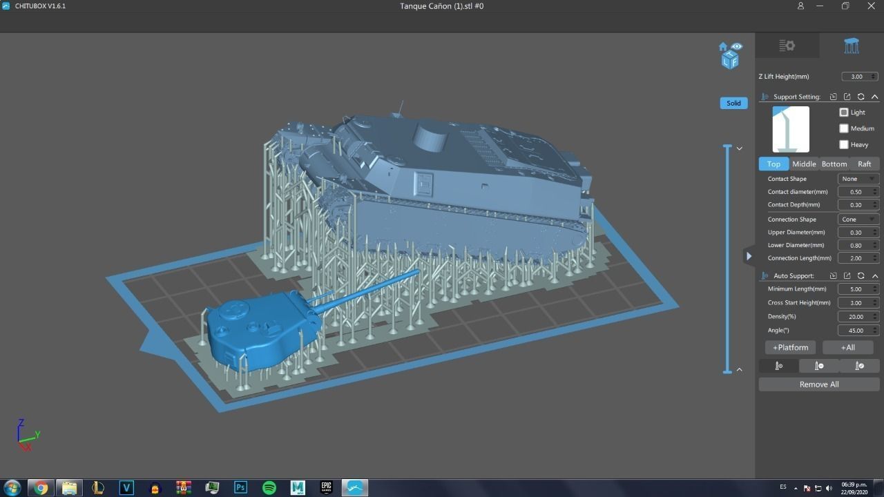 Tank M6 for 3D Printing  3D print model_1