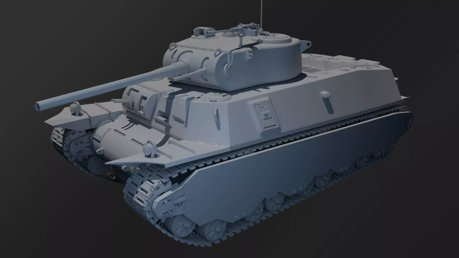 Tank M6 for 3D Printing  3D print model_0