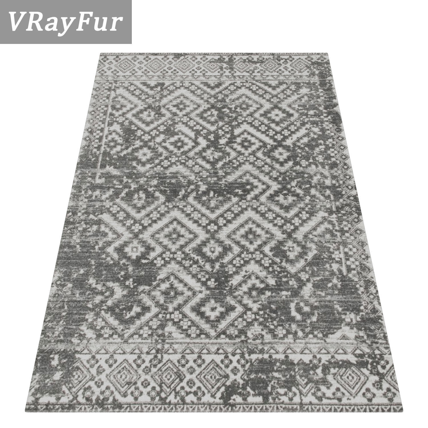 Rug Set 1521 3D model_2