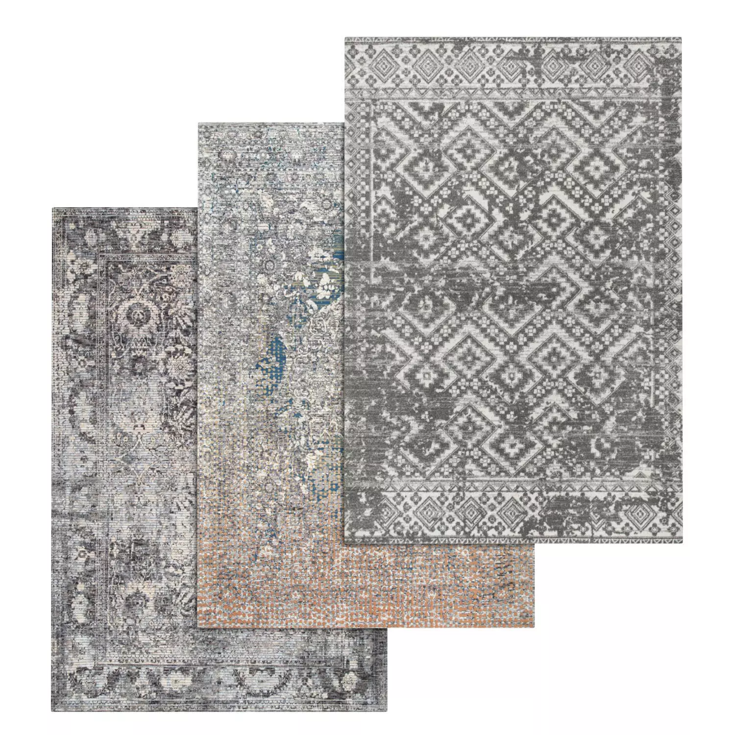 Rug Set 1521 3D model_0