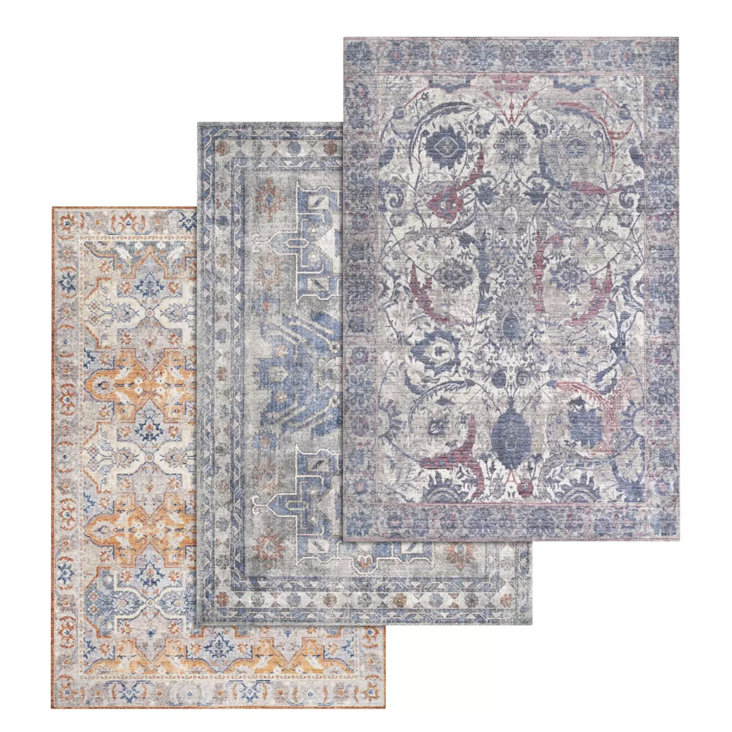 Rug Set 1526 3D model_0