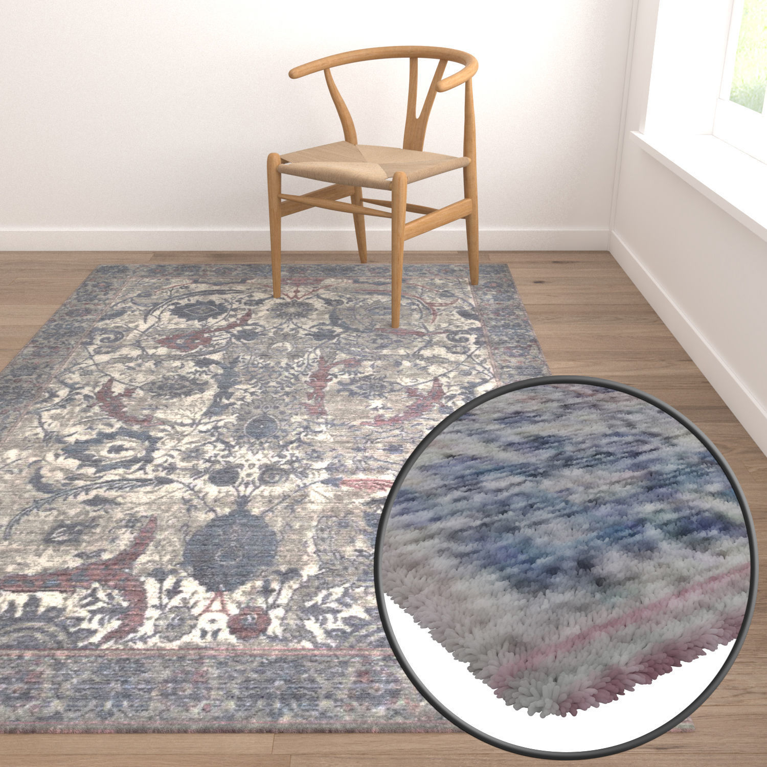Rug Set 1526 3D model_5