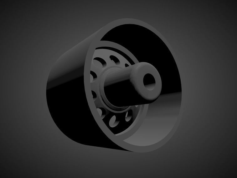 Modgies rims with brakes and tires for Hot Wheels 3D print model_1