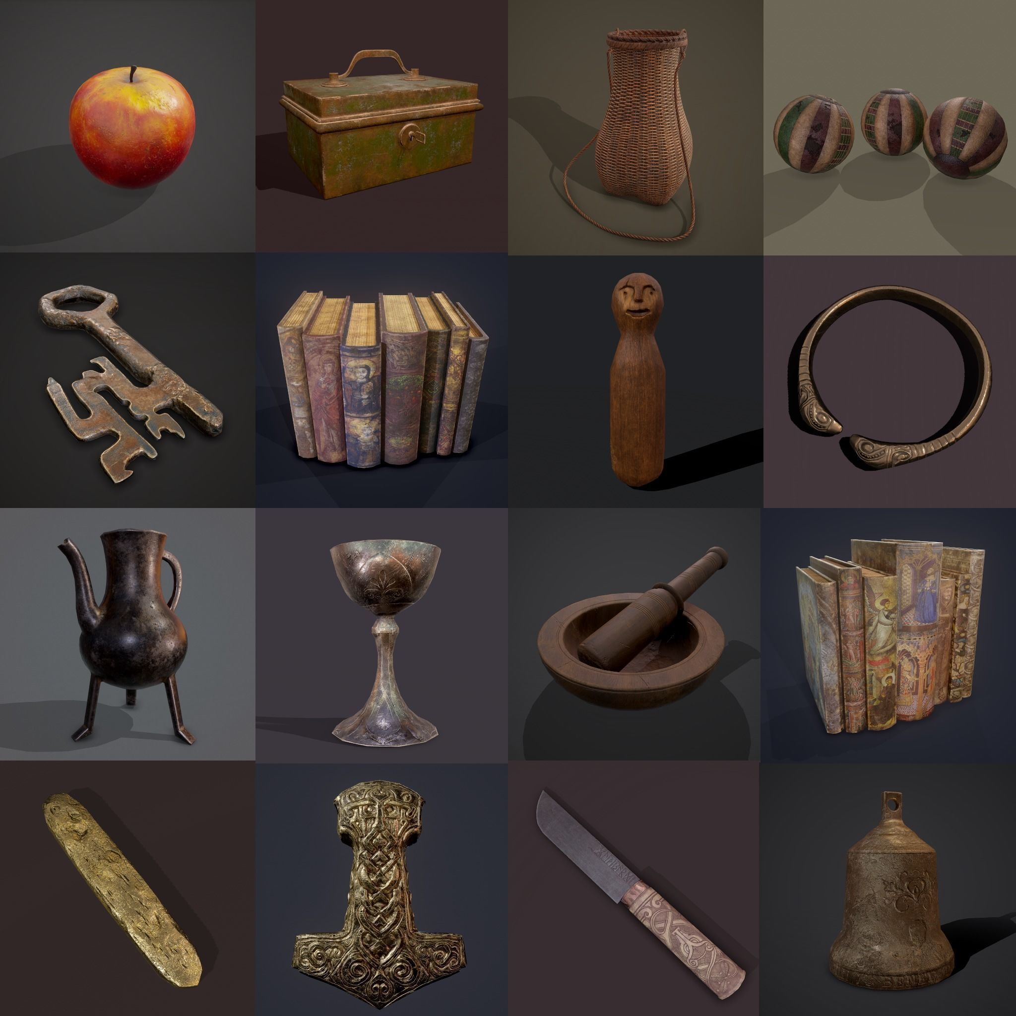 Medieval Bedroom Decor Collection 1 _106