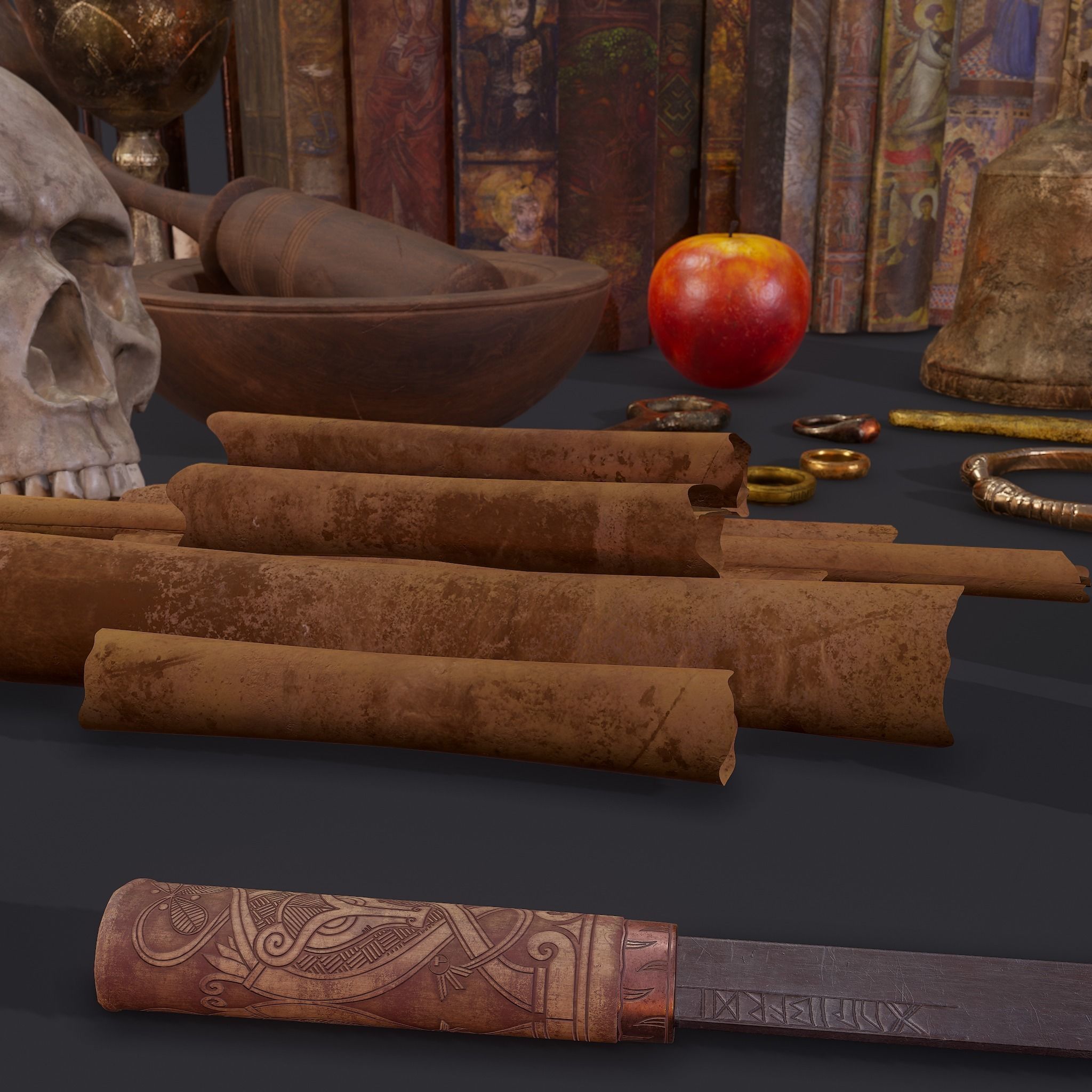 Medieval Bedroom Decor Collection 1 _51