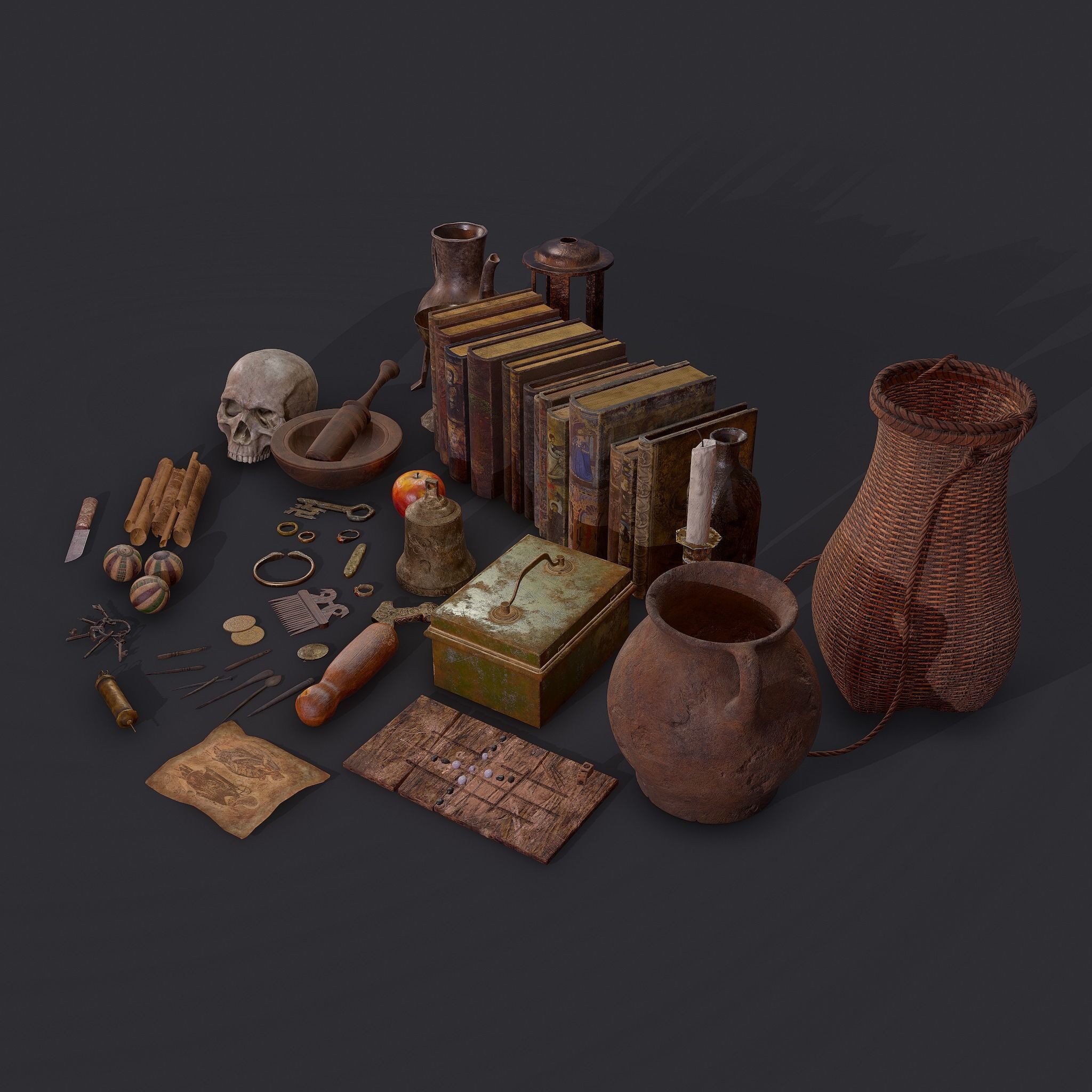 Medieval Bedroom Decor Collection 1 _104