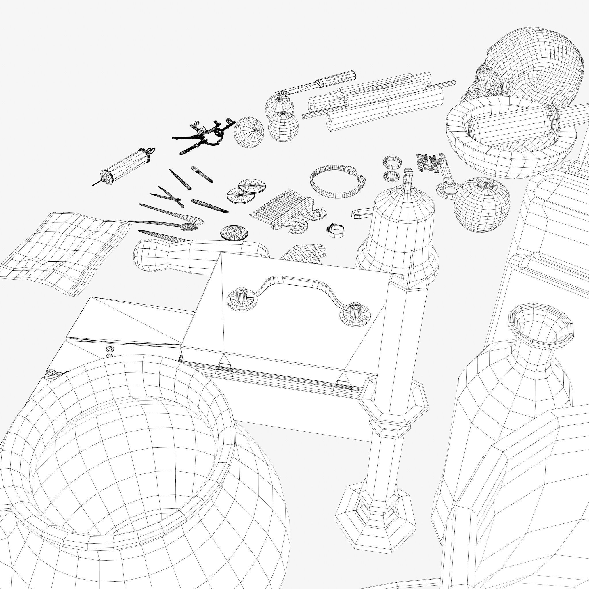 Medieval Bedroom Decor Collection 1 _119