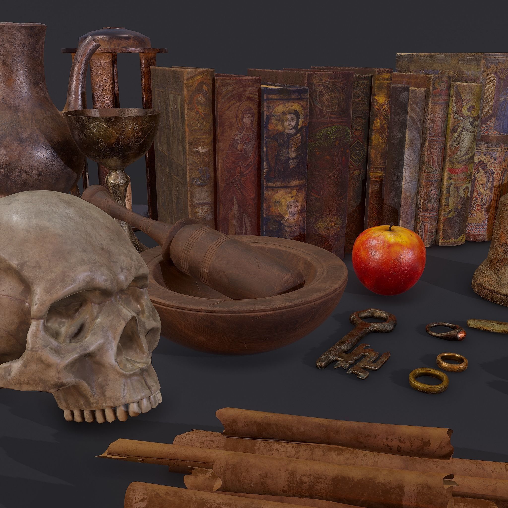 Medieval Bedroom Decor Collection 1 _35