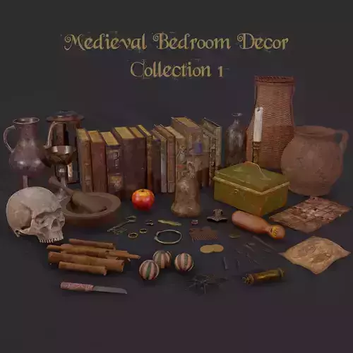 Medieval Bedroom Decor Collection 1 