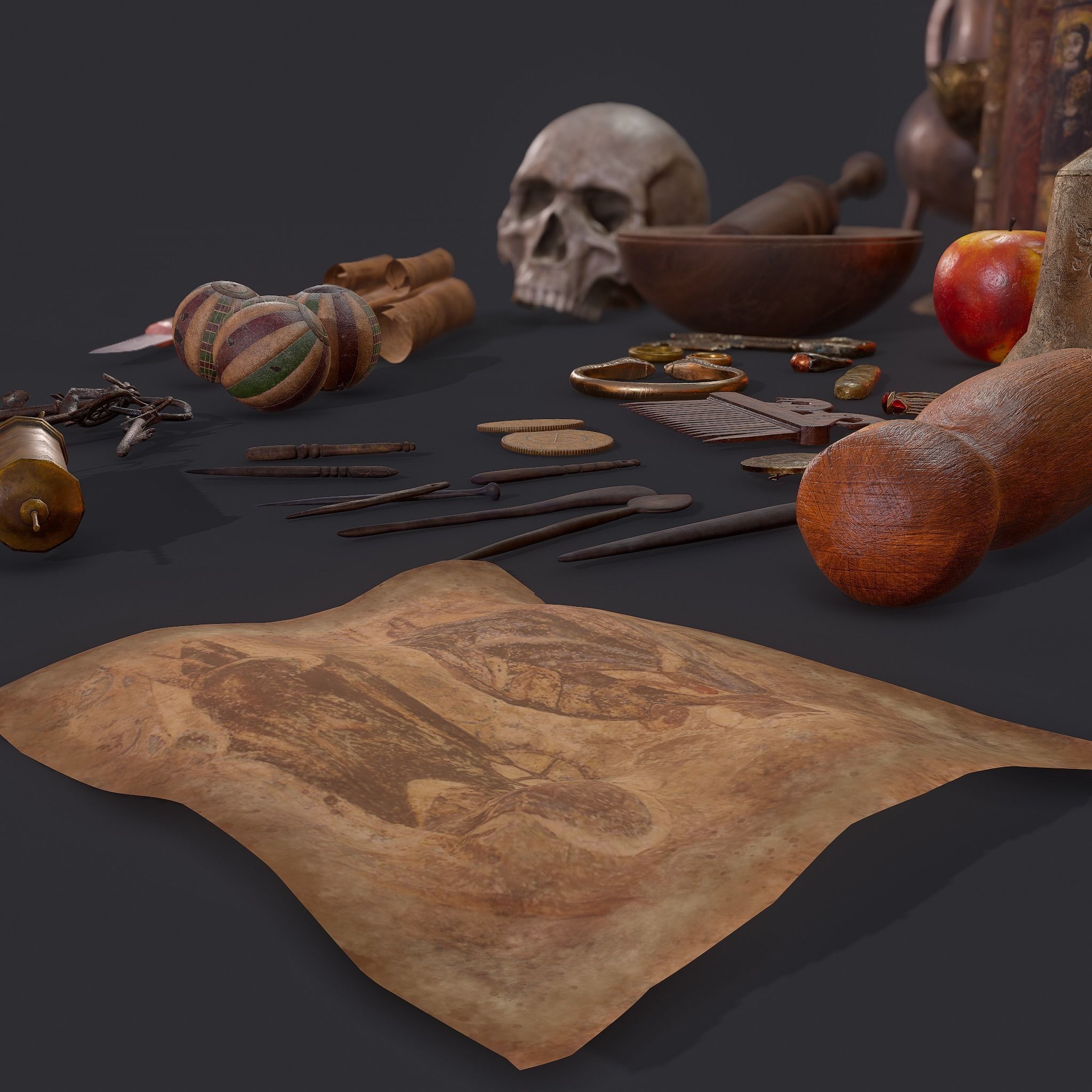 Medieval Bedroom Decor Collection 1 _75