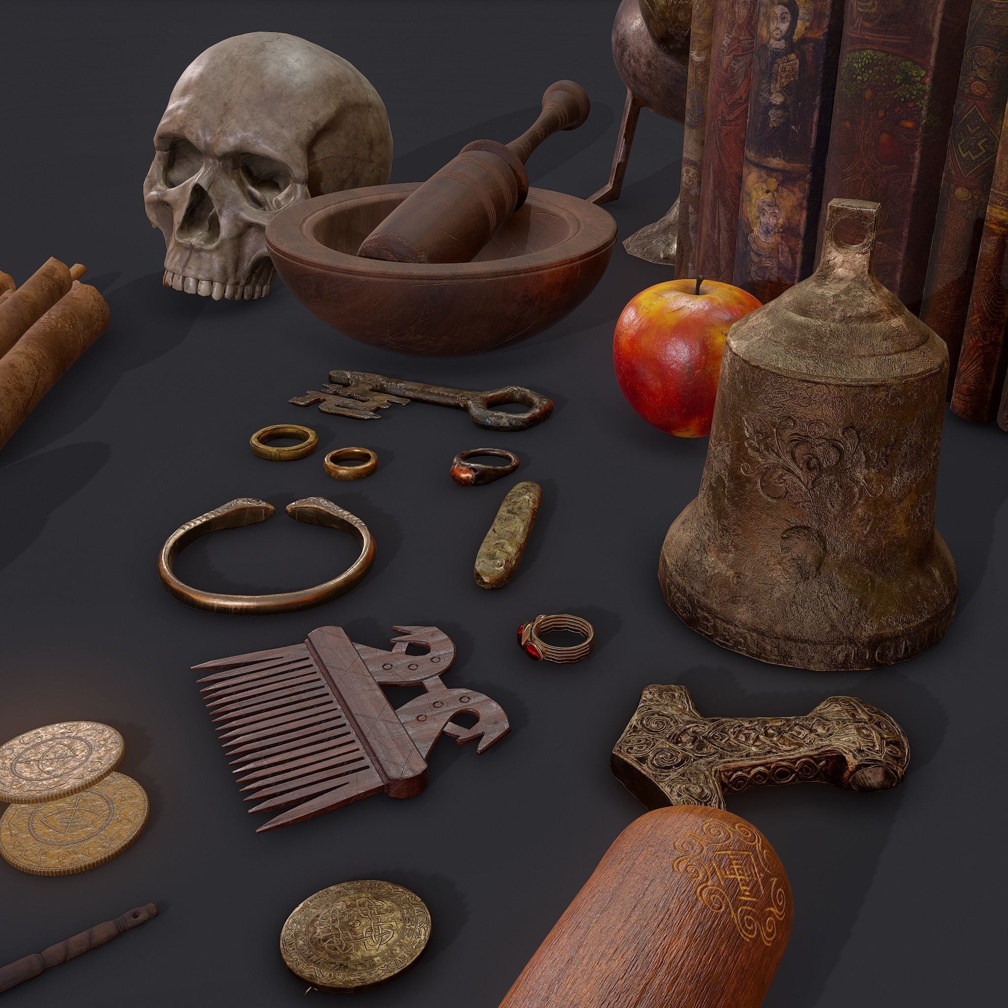 Medieval Bedroom Decor Collection 1 _41