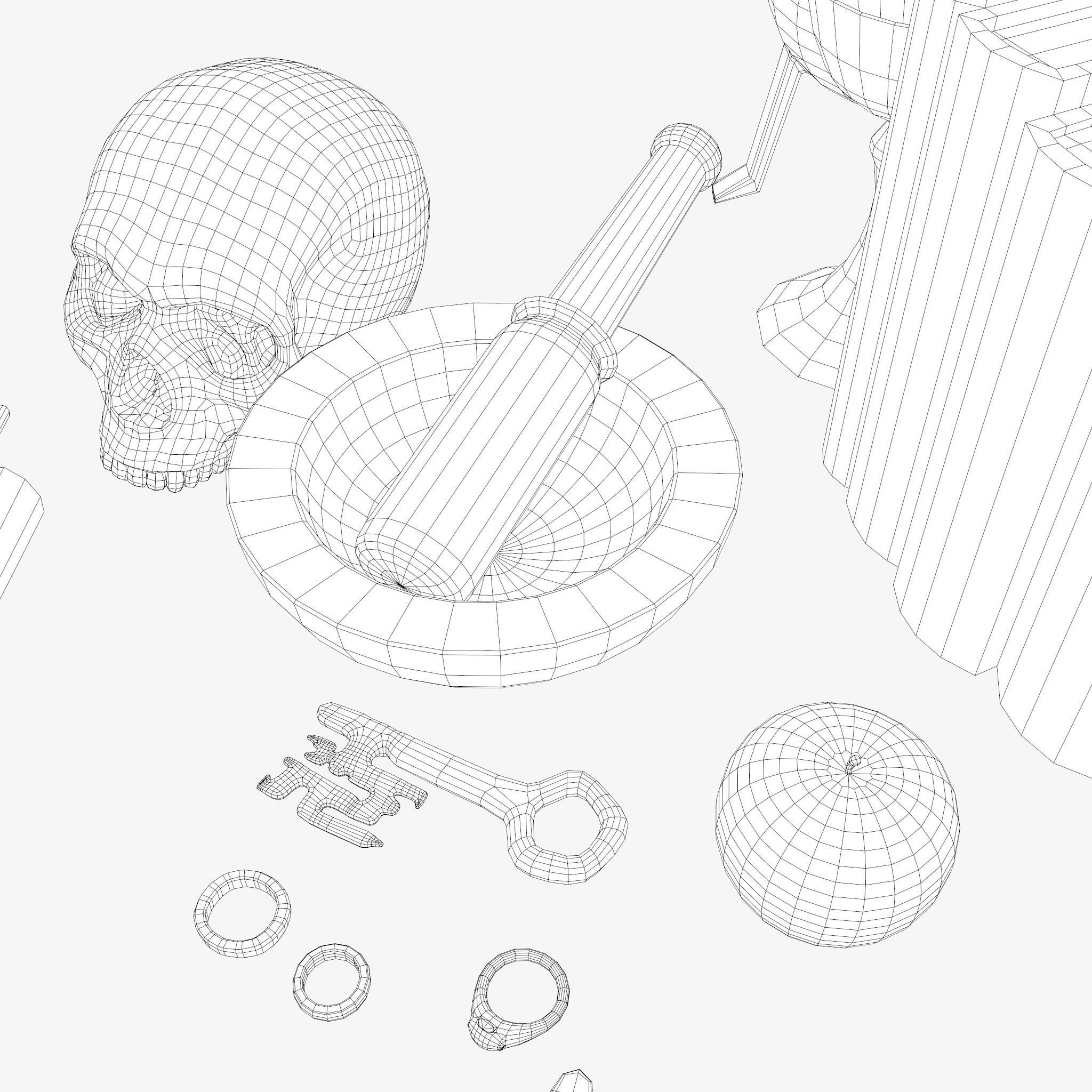 Medieval Bedroom Decor Collection 1 _113