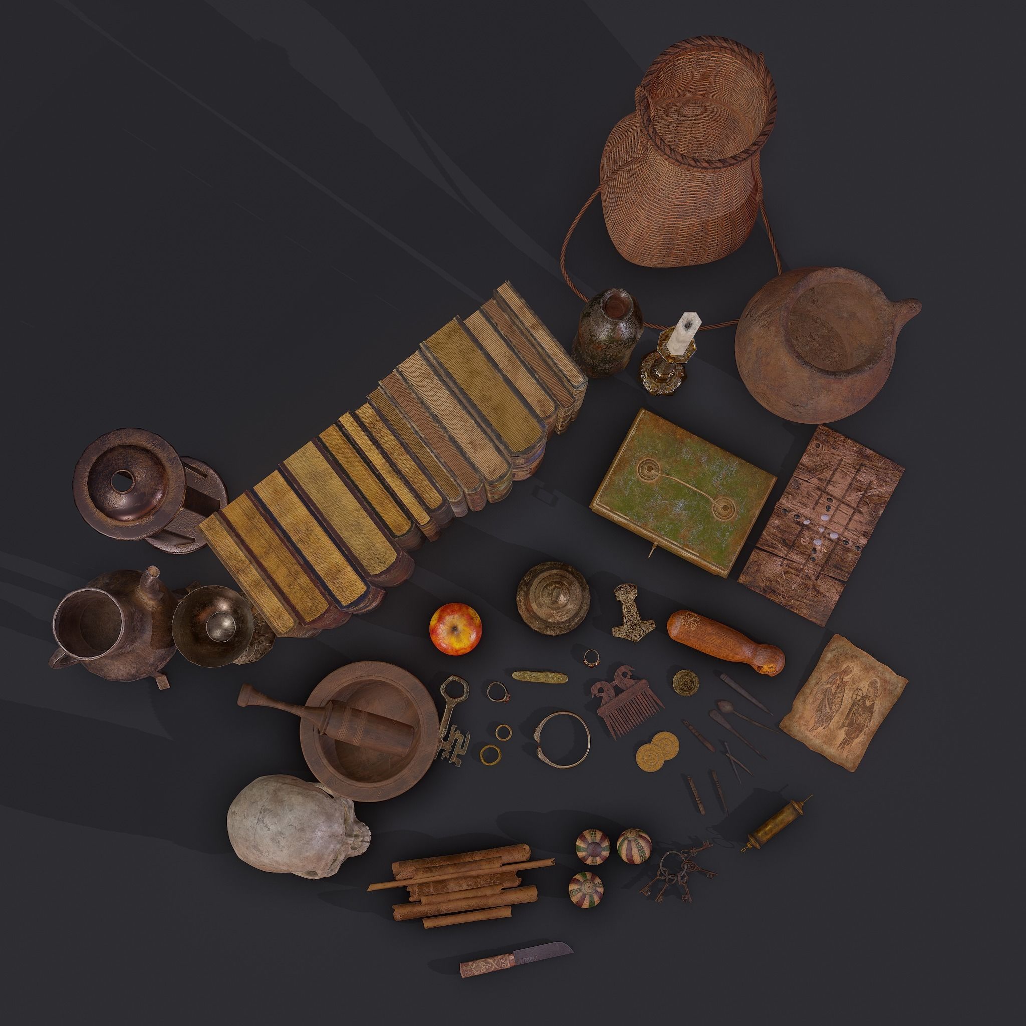 Medieval Bedroom Decor Collection 1 _103