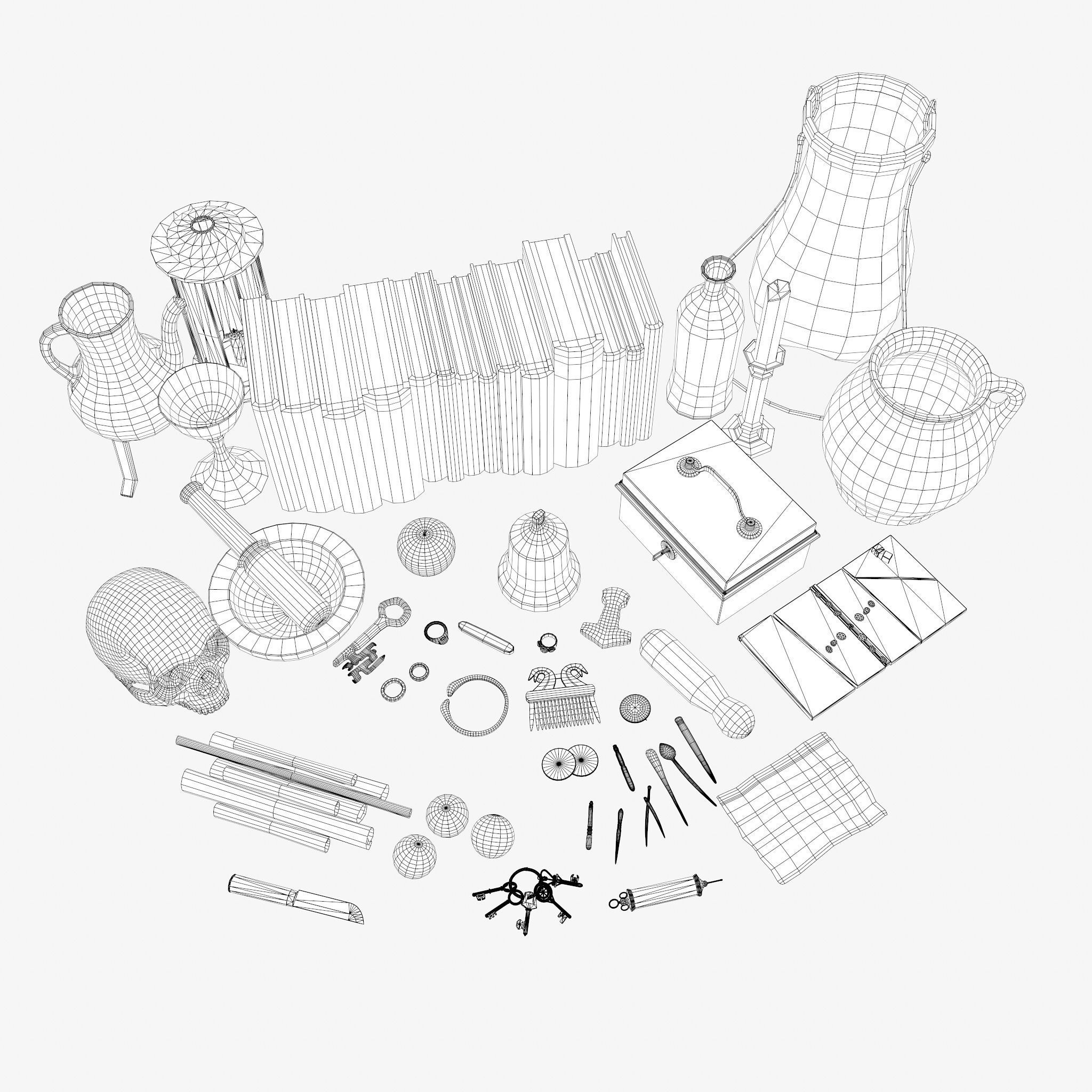 Medieval Bedroom Decor Collection 1 _122