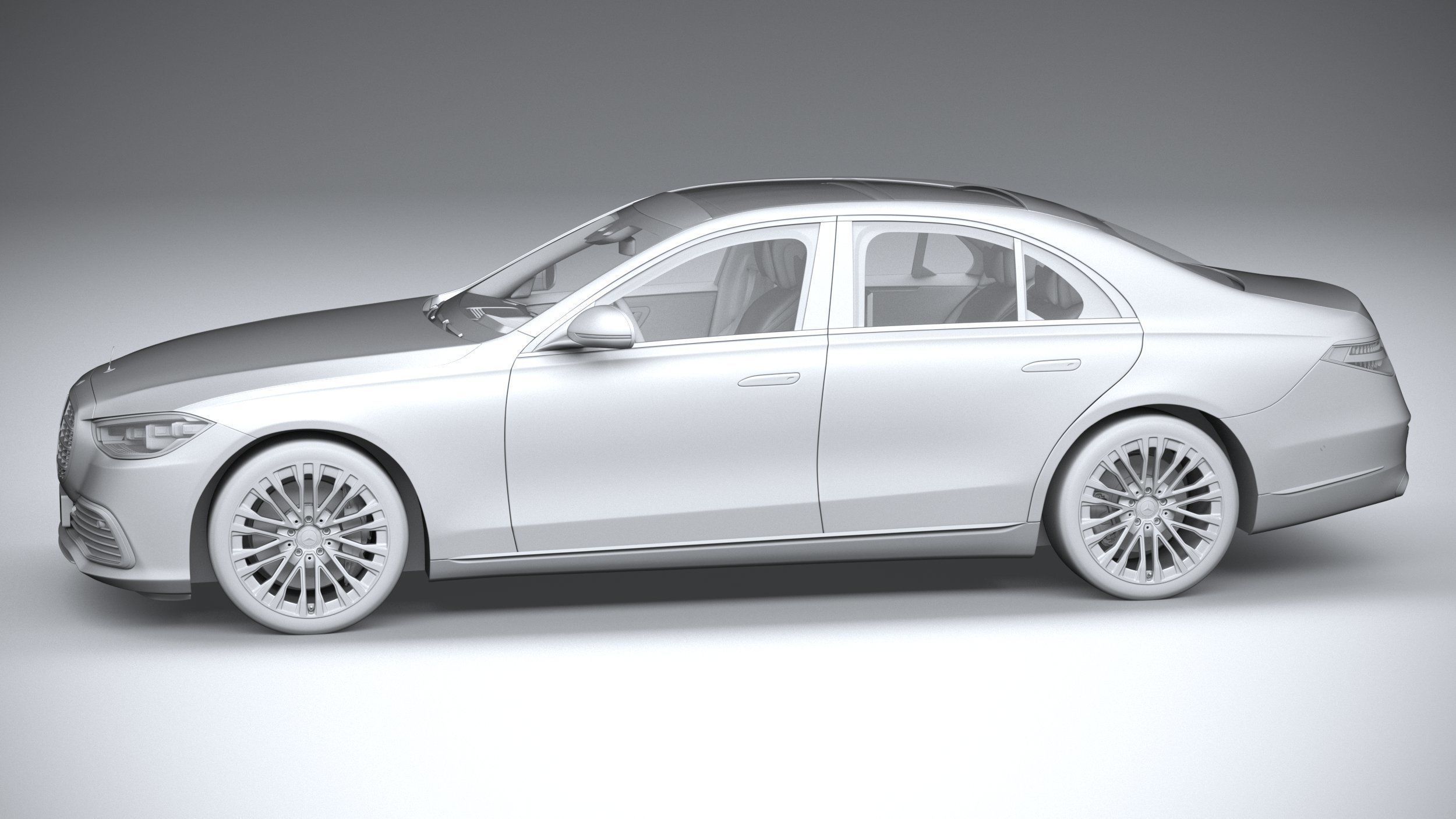 Mercedes-Benz S-Class 2021 3D model_22