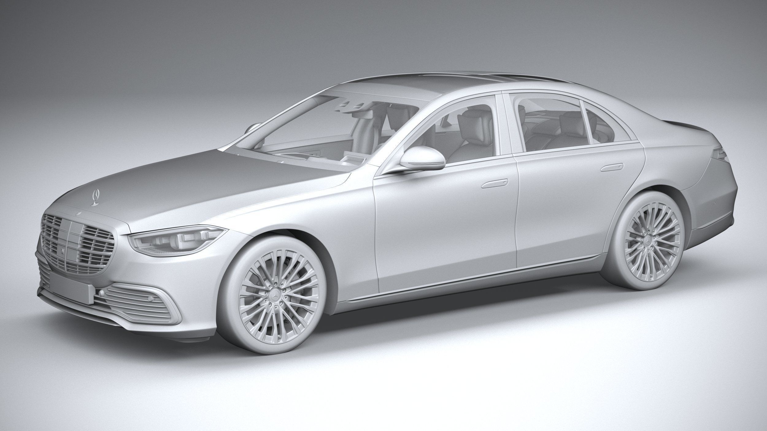 Mercedes-Benz S-Class 2021 3D model_19