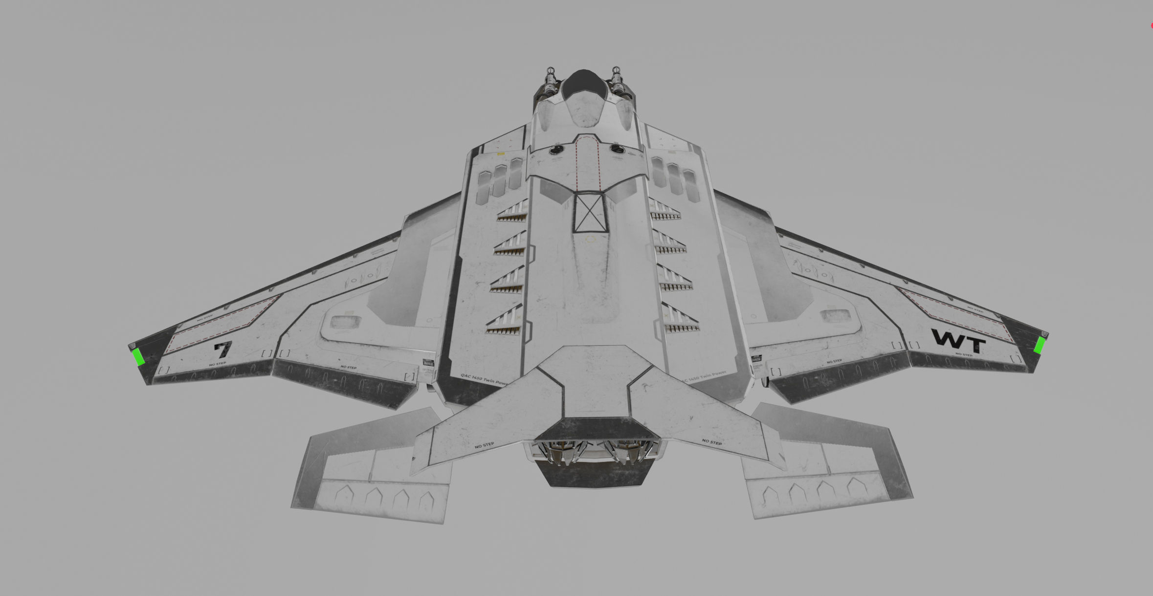 Jet Fighter - Source Files Attached 8K Textures Low-poly 3D model_23