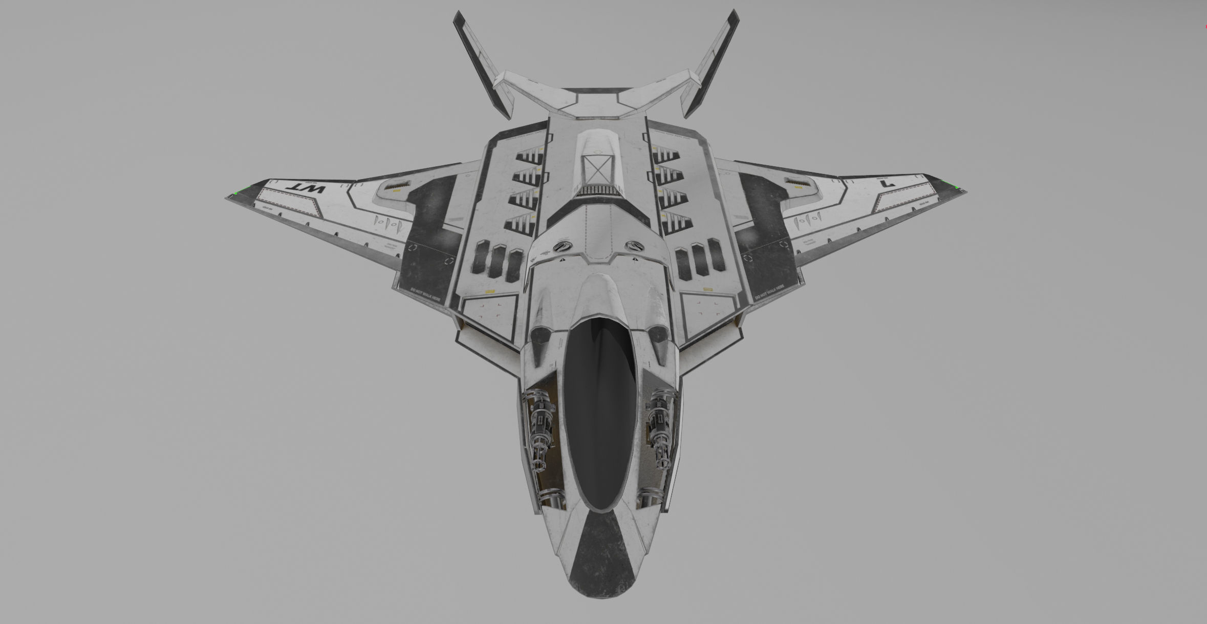 Jet Fighter - Source Files Attached 8K Textures Low-poly 3D model_22