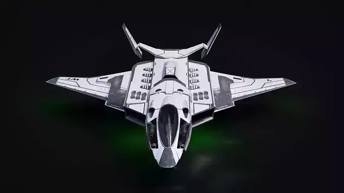 Jet Fighter - Source Files Attached 8K Textures