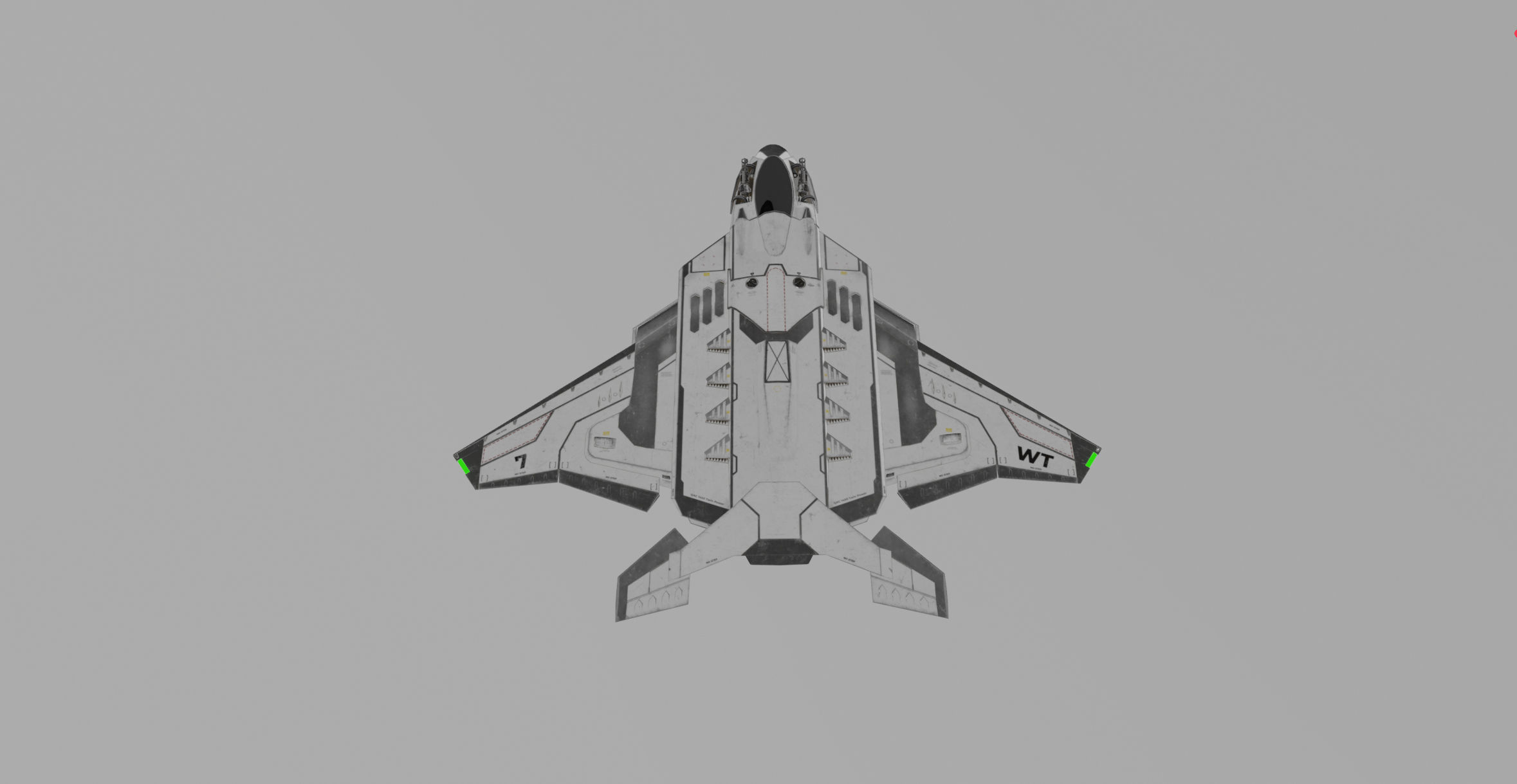 Jet Fighter - Source Files Attached 8K Textures Low-poly 3D model_18