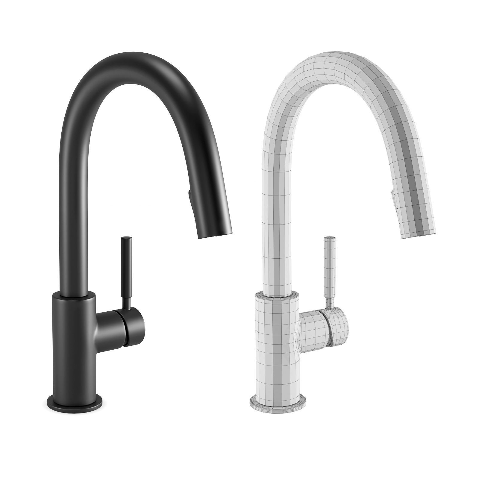 Faucet Set 3 3D model_3