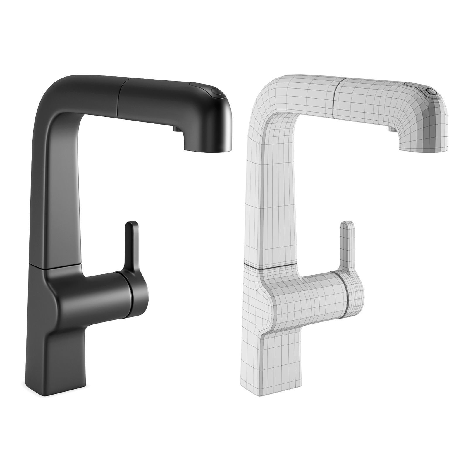 Faucet Set 4 3D model_2