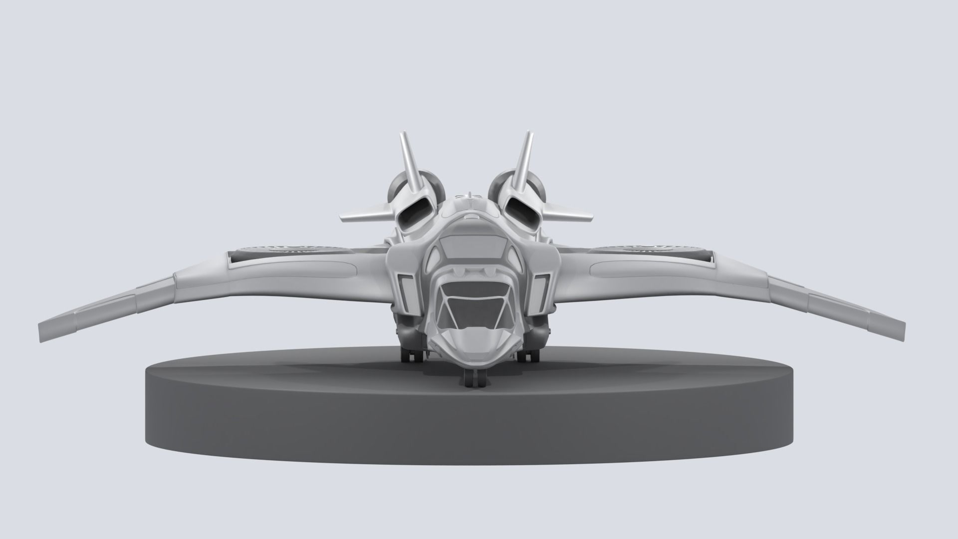 Avengers jet model printable 3D print model_6
