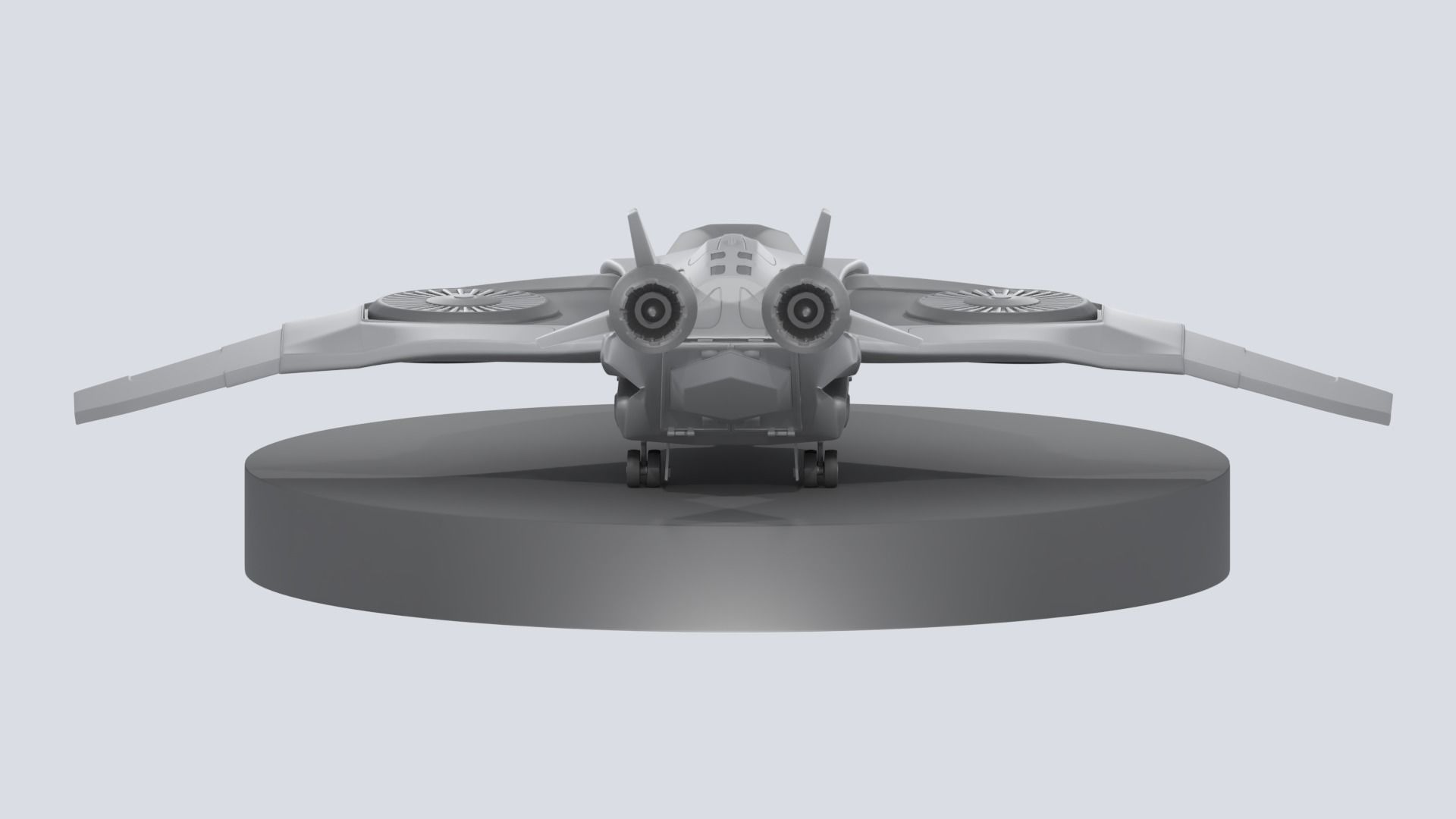 Avengers jet model printable 3D print model_7