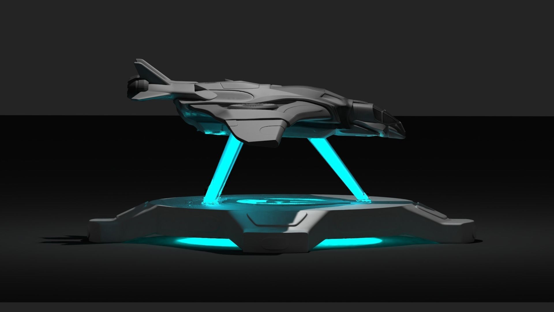 Avengers jet model printable 3D print model_9