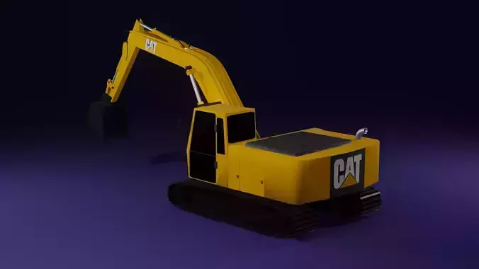 Excavator Caterpillar 3D model