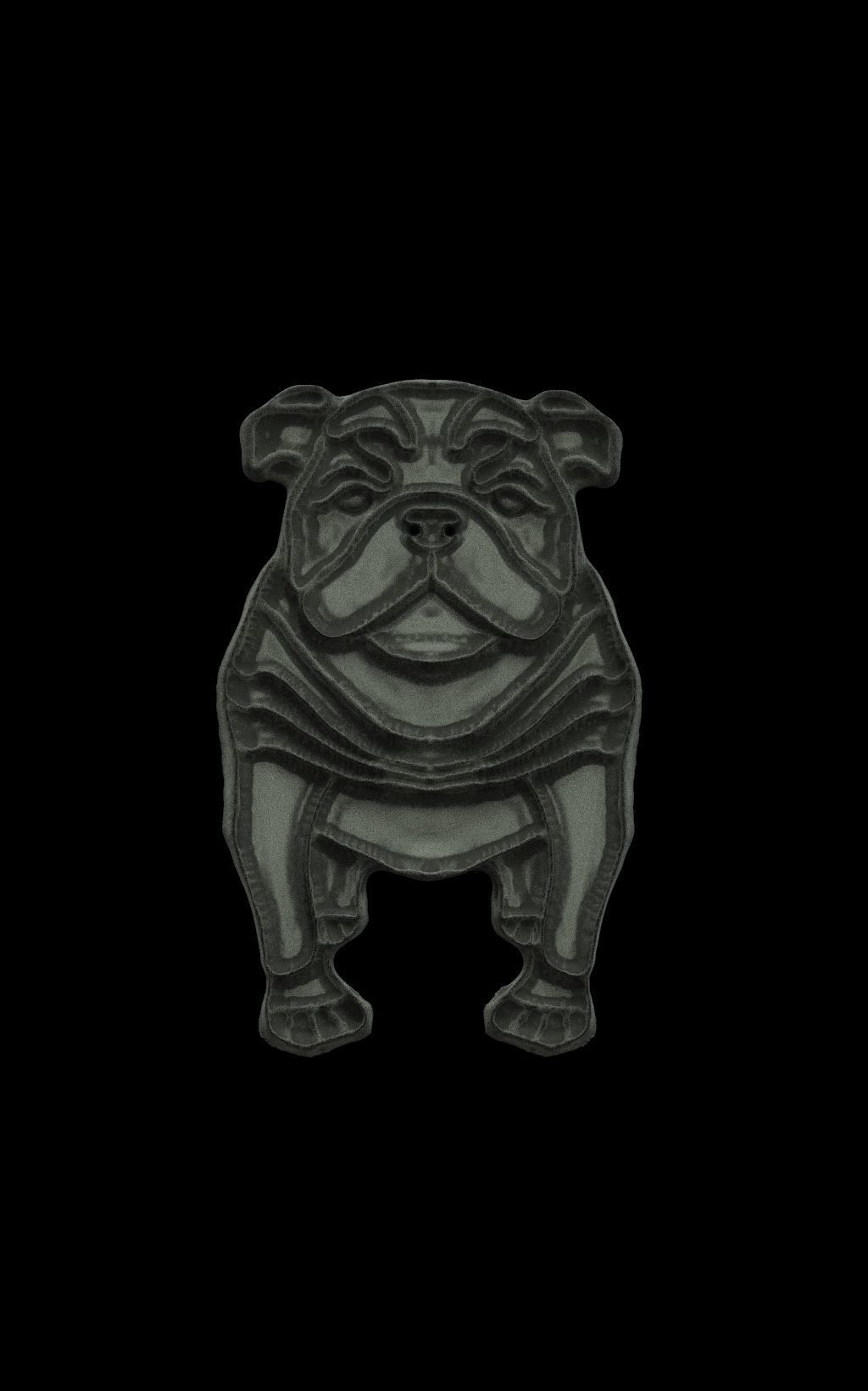 BULLDOG gold 3D print model_4