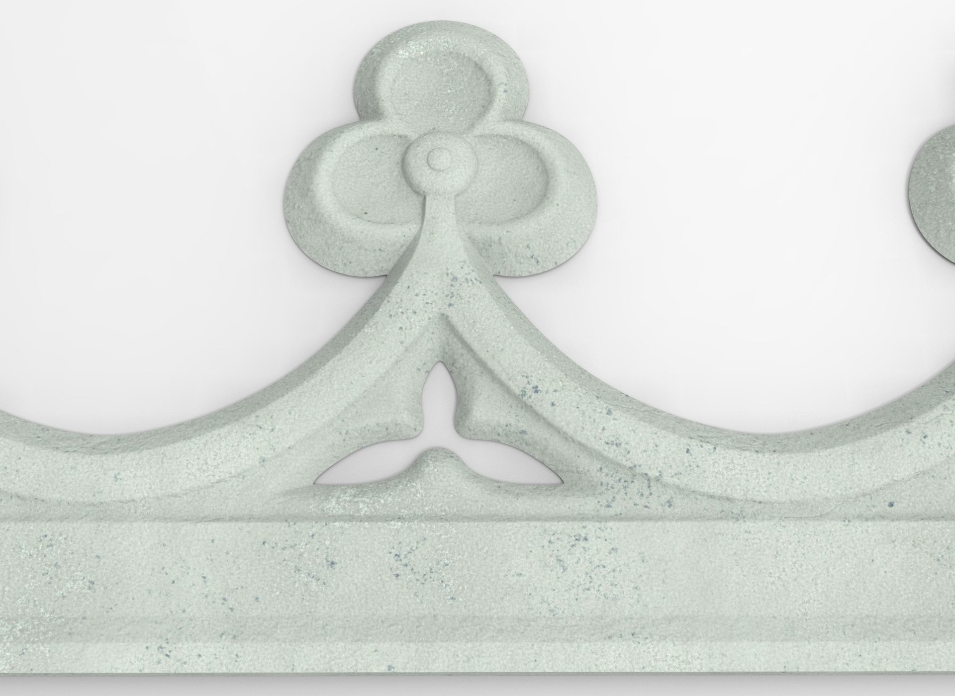 Decorated friezes with trefoil for CNC on printer HD model 3D print model_3