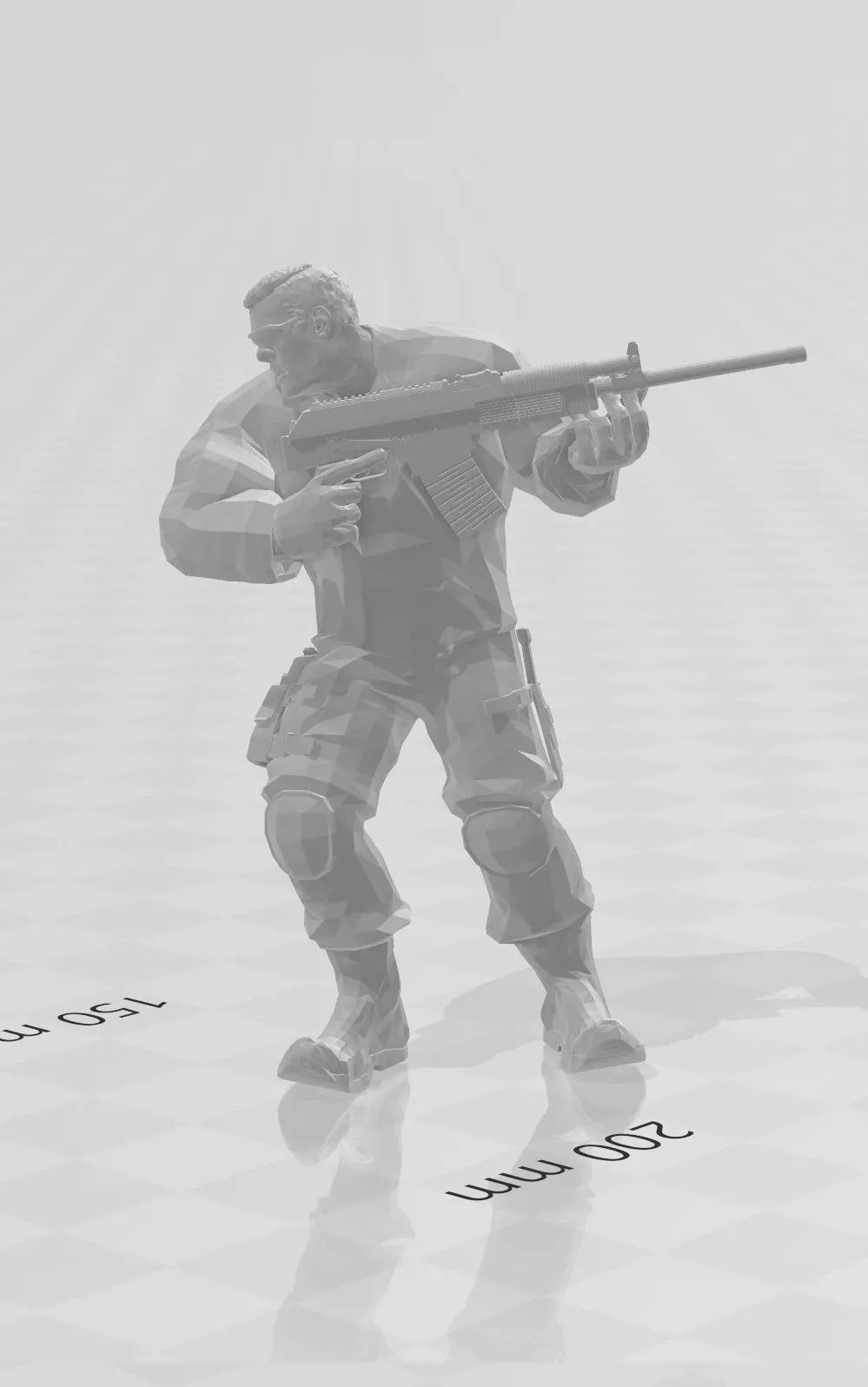 The Punisher Vs Undeads nightmare 3D print model_0