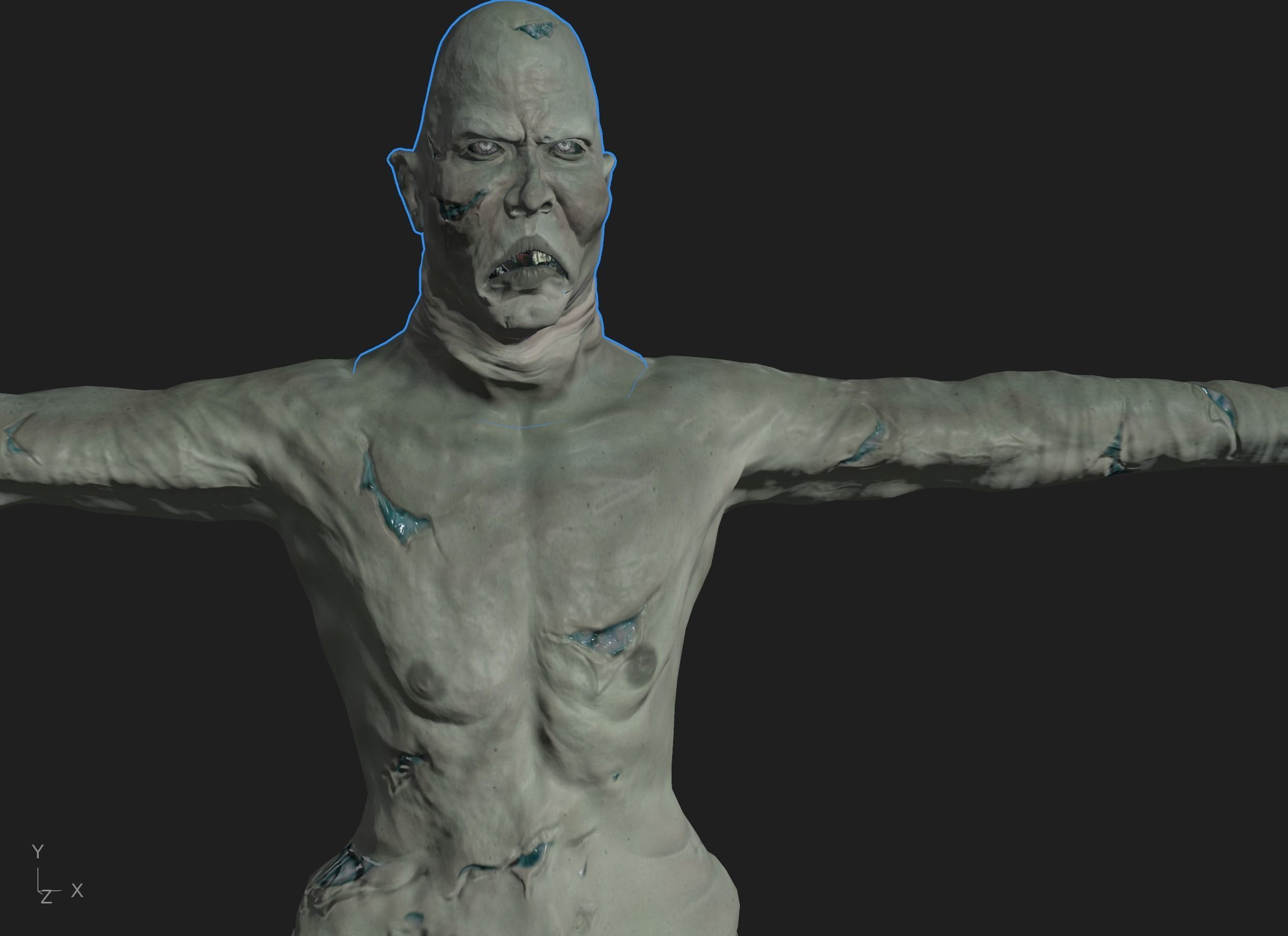 The Punisher Vs Undeads nightmare 3D print model_10