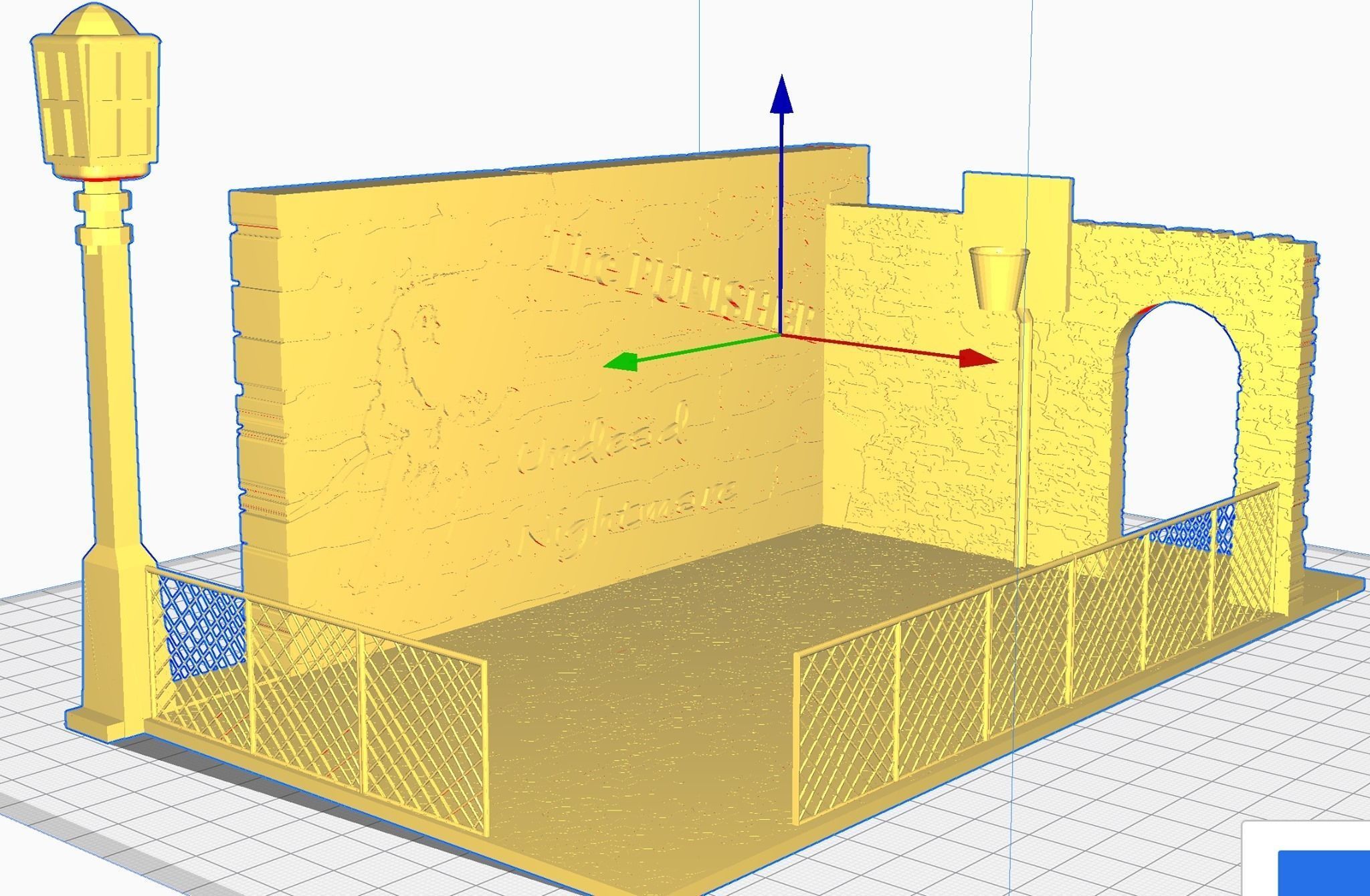 The Punisher Vs Undeads nightmare 3D print model_2