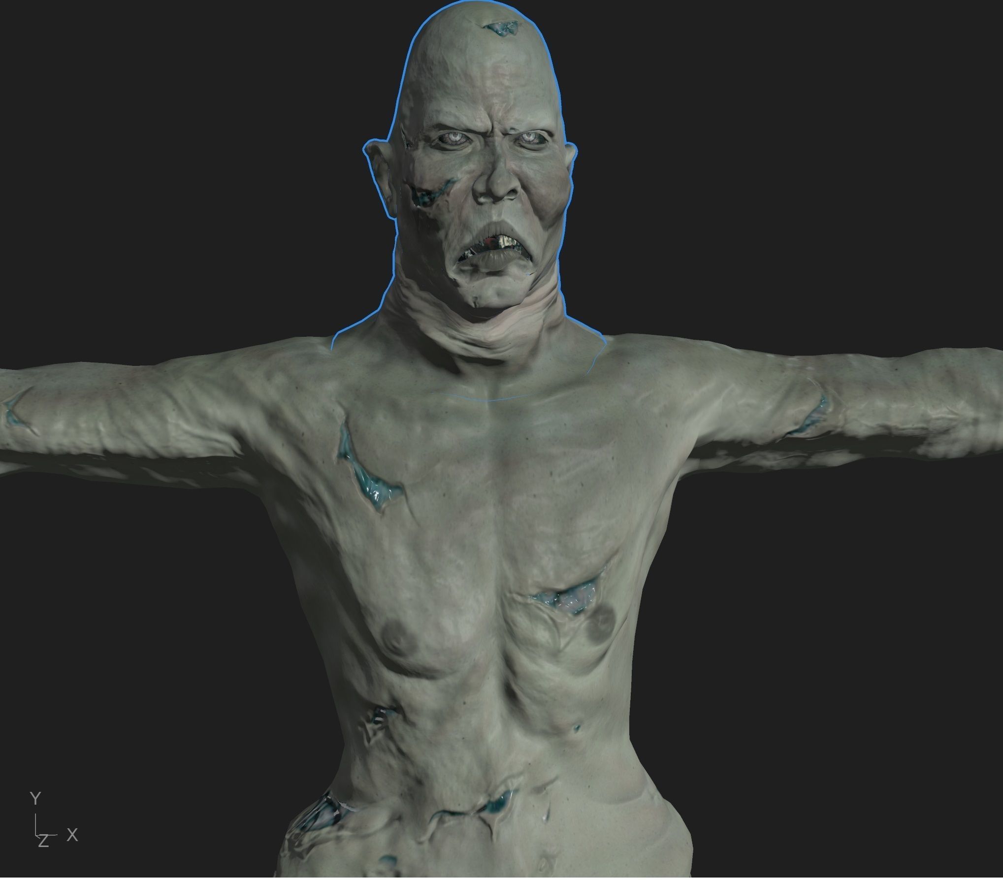 The Punisher Vs Undeads nightmare 3D print model_6