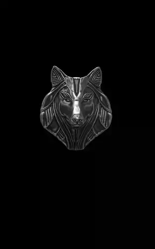EgyptWolf egyptian wolf head ring