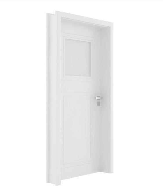 white door 3D model 3D model_1