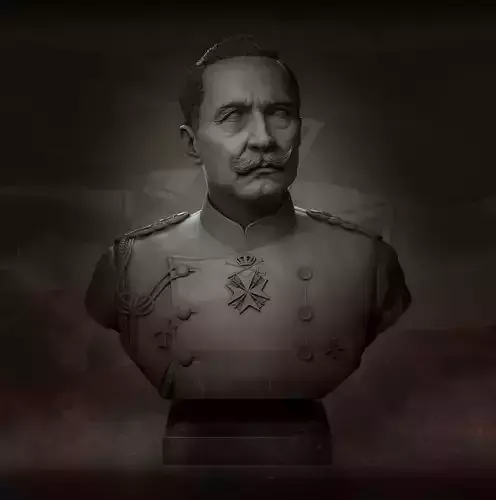 Friedrich Wilhelm II Viktor Albert von Preussen  3D print model