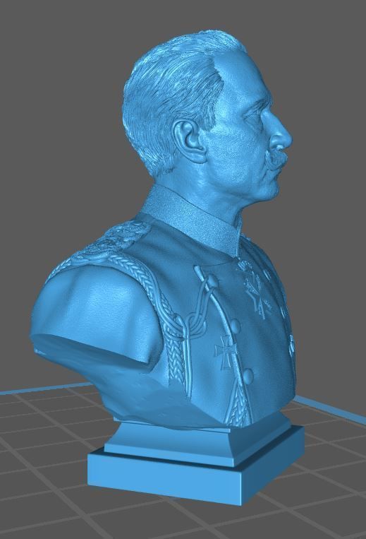 Friedrich Wilhelm II Viktor Albert von Preussen  3D print model_23