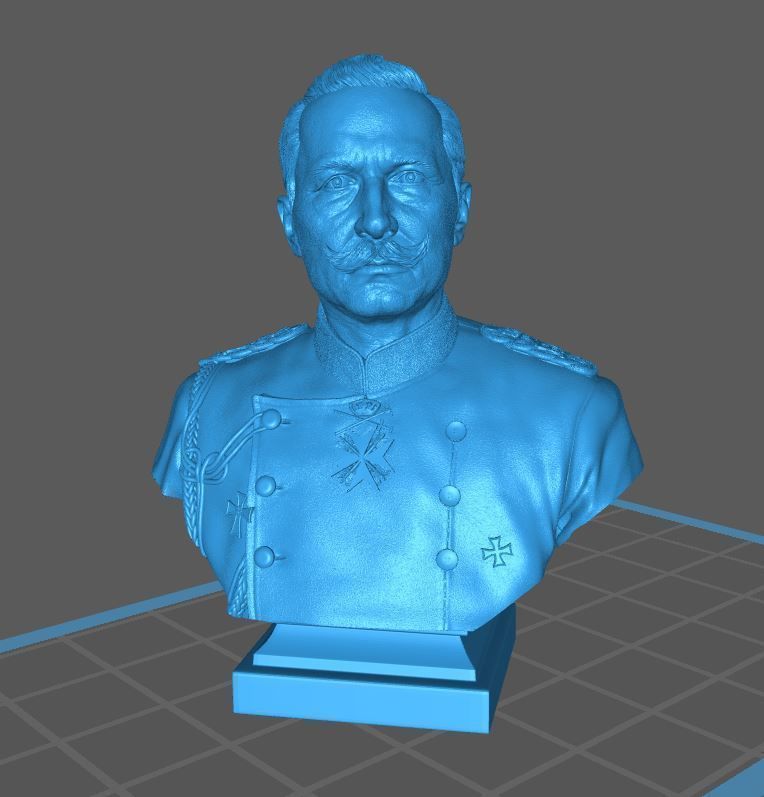 Friedrich Wilhelm II Viktor Albert von Preussen  3D print model_4